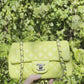 Chanel 21S Yellow Neon Mini Flap