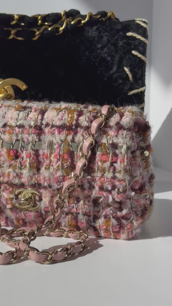 Chanel 2023 Tweed Mini Rectangular Flap Bag