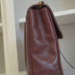 Chanel Brown Vintage Lambskin Vertical Quilt Jumbo Flap