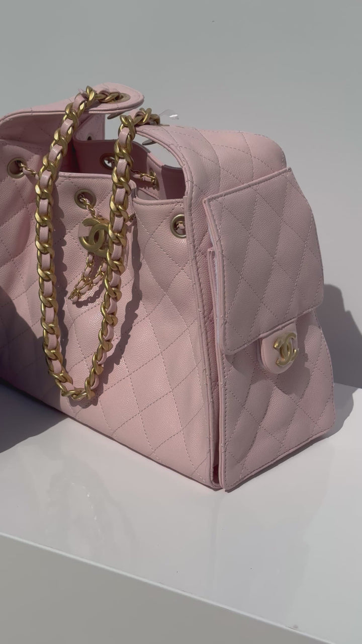 Chanel 2010 Watercolor Nylon Resin Flap Bag