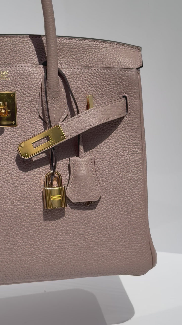 Hermès Birkin 30 Glycine Togo Gold Hardware 2015