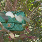 Chanel 18S Emerald Green Mini Square Caviar Flap Bag