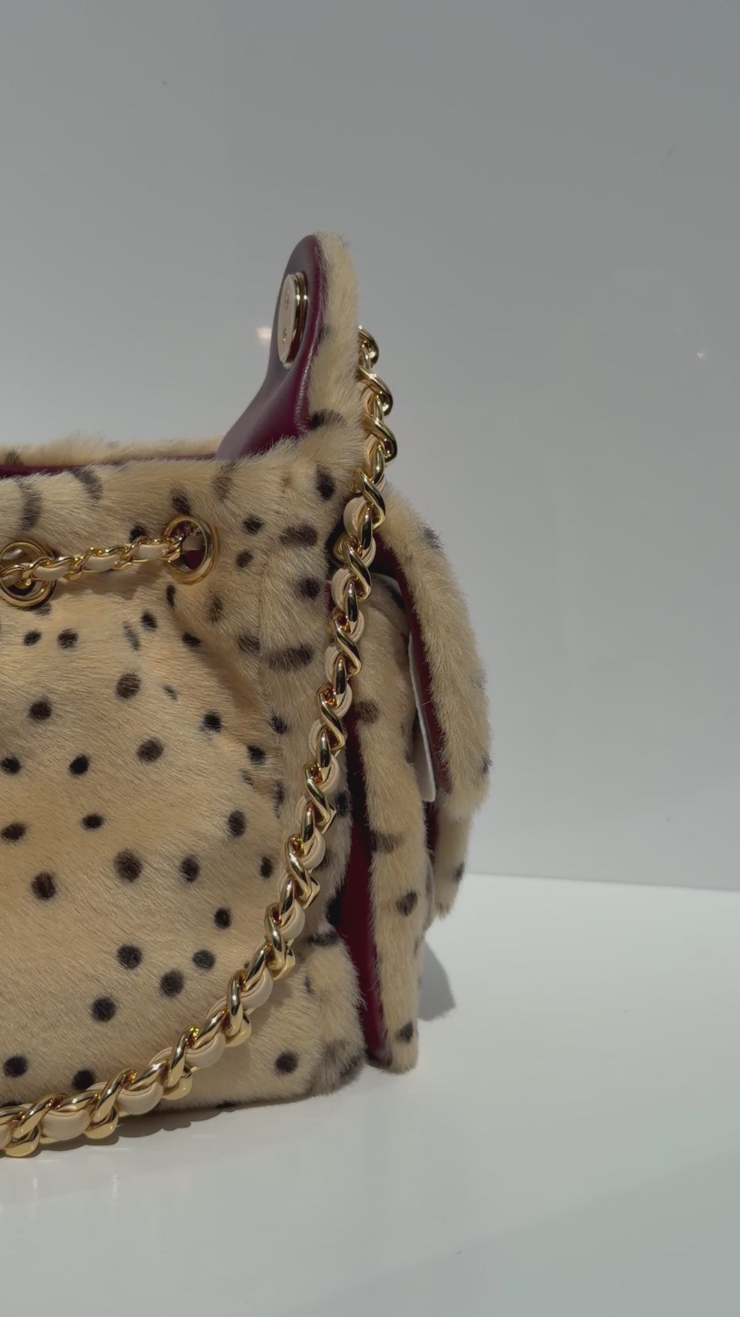 Chanel 25 Mini Handbag Brown Pony Hair Gold Tone Metal Matthieu Blazy Métiers D’Art 2026
