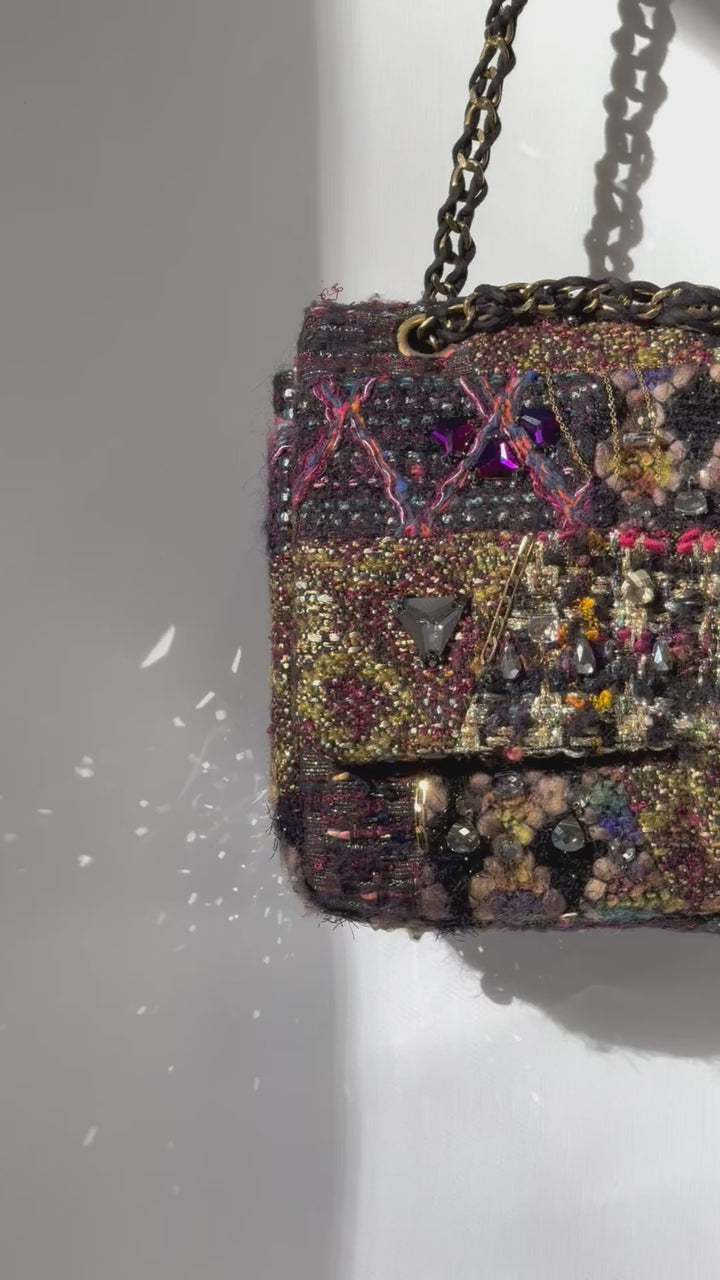 Chanel Maxi Tweed Paris/Byzance Limited Edition Reissue Flap Bag