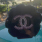 Chanel Runway Purple Strass Camelia Minaudiere