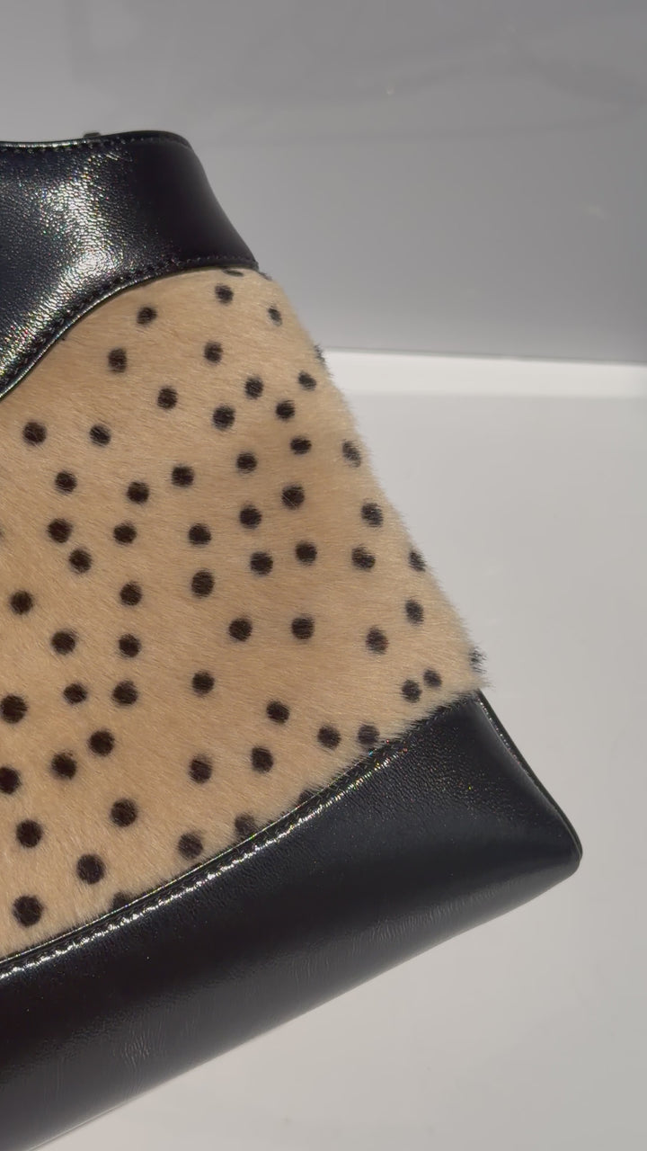 Chanel 31 Mini Shopper Cheetah Print Pony Hair & Black Shiny Lambskin Gold Hardware Métiers d’Art 2026