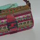 Fendi RARE Embellished Mixed Media Baguette