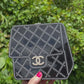 Limited edition Chanel Runway Black Resin Crystal Pearl Evening Clutch Shoulder Box