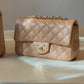 Chanel 18S Dark Beige Caviar Mini Flap Bag