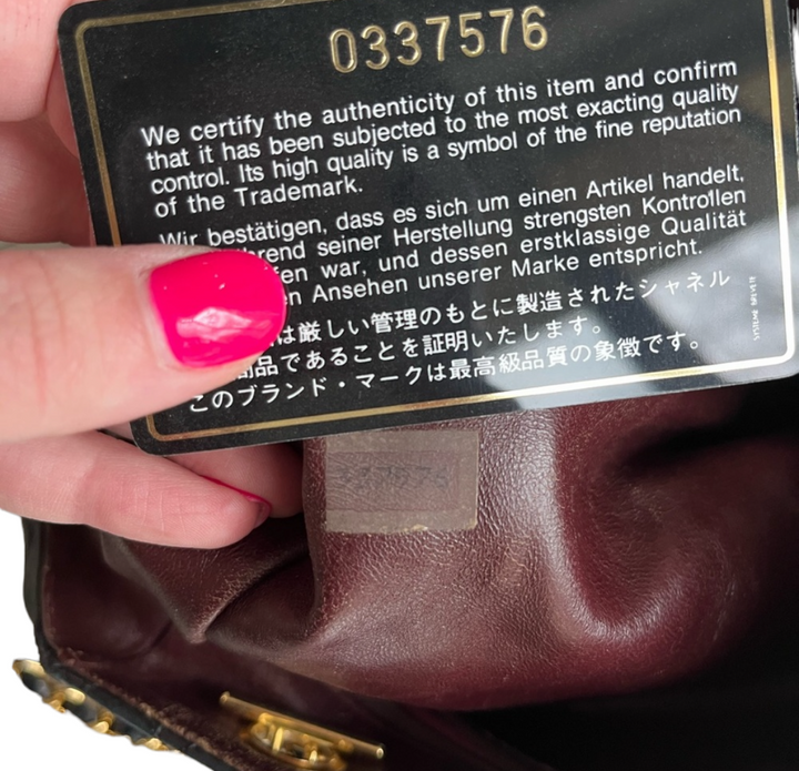 Chanel 1980s Lambskin Shoulder Bag