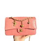 Chanel Pink Python Valentines Limited Edition Medium Flap Bag