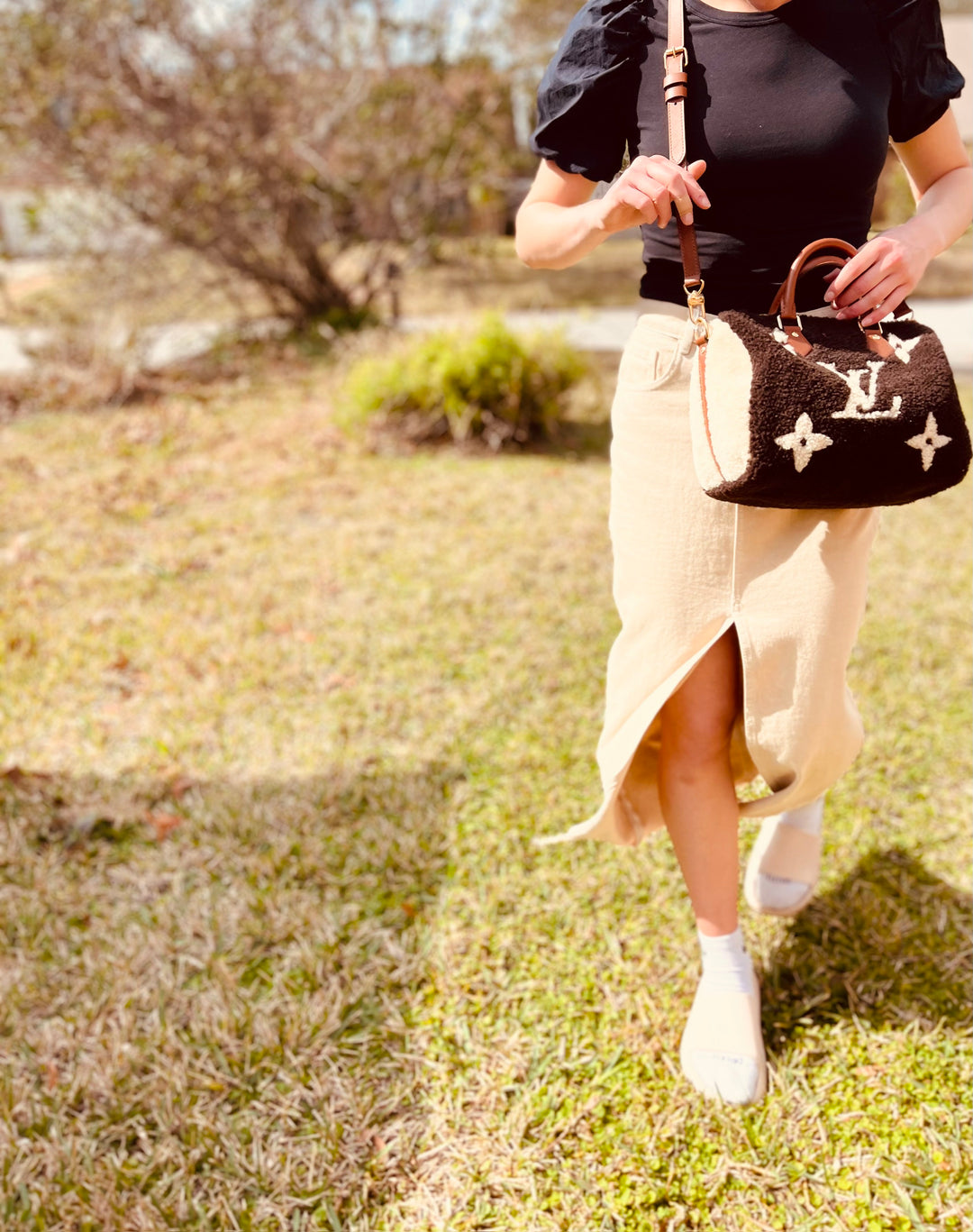 Louis Vuitton Discontinued Monogram Teddy Speedy Bandouliere 25