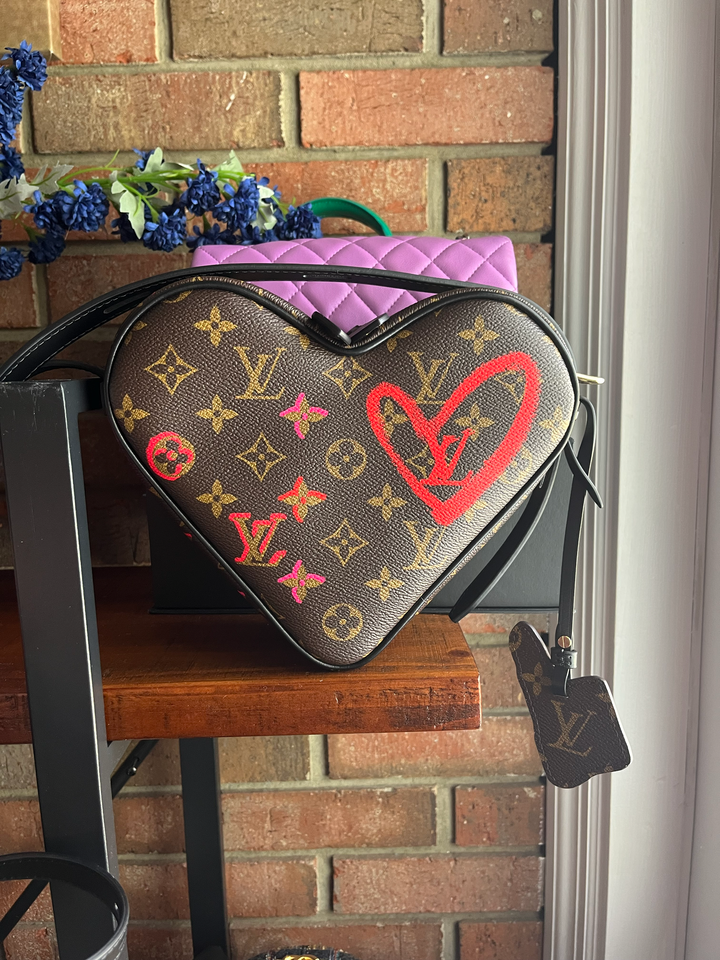 Louis Vuitton 2021 Limited Edition Heart Bag