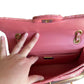 Chanel Pink Python Valentines Limited Edition Medium Flap Bag