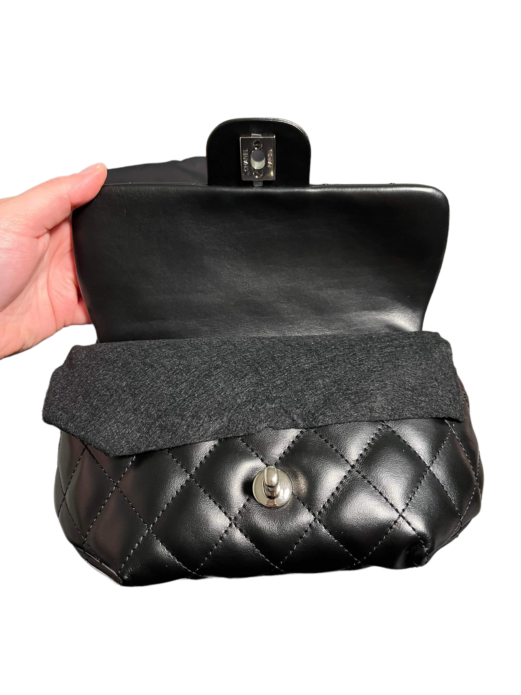 Quilted Uniform Belt Bag Black SHW Bag Religion #58 Quilted Uniform Belt Bag Black SHW Bag Religion