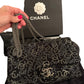 Chanel Tweed Jumbo Swarovski Crystal Flap Bag