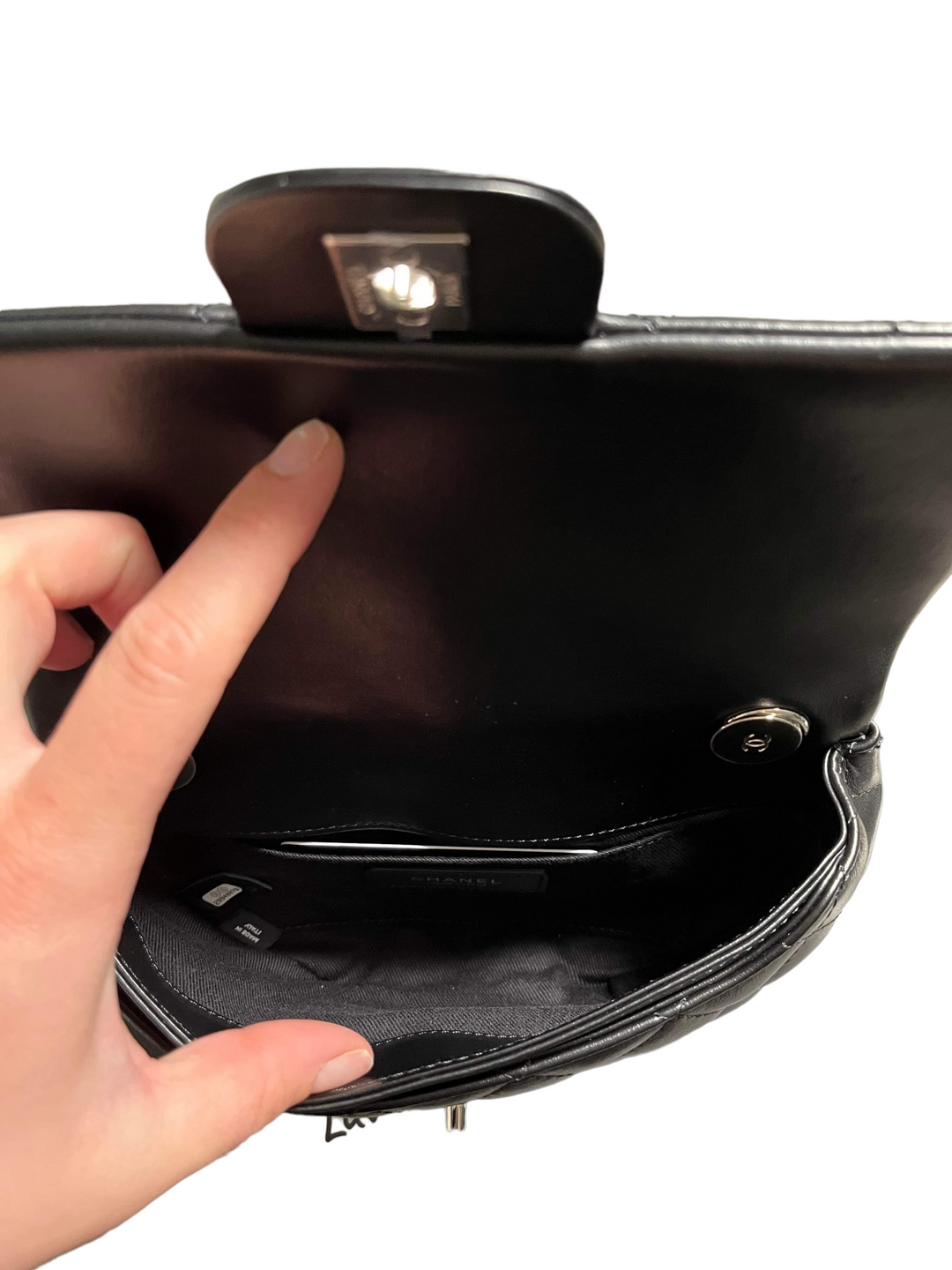 Chanel Calfskin Quilted CC Uniform Belt Bag