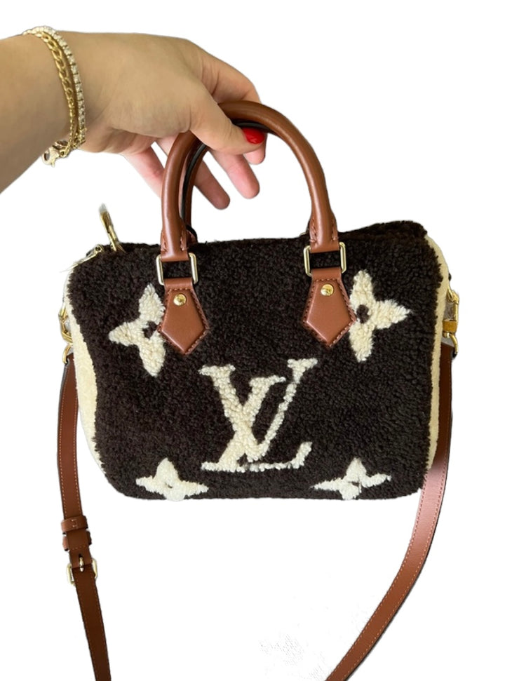 Louis Vuitton Discontinued Monogram Teddy Speedy Bandouliere 25