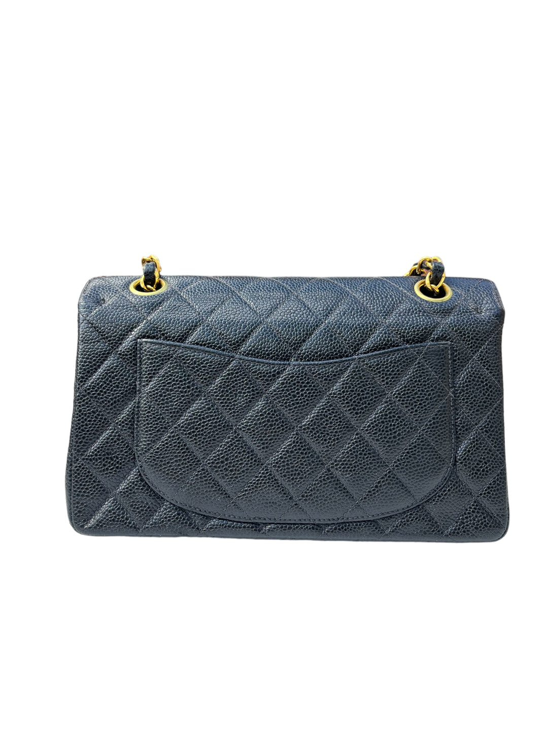 Chanel Black Small Vintage Caviar Classic Flap Bag