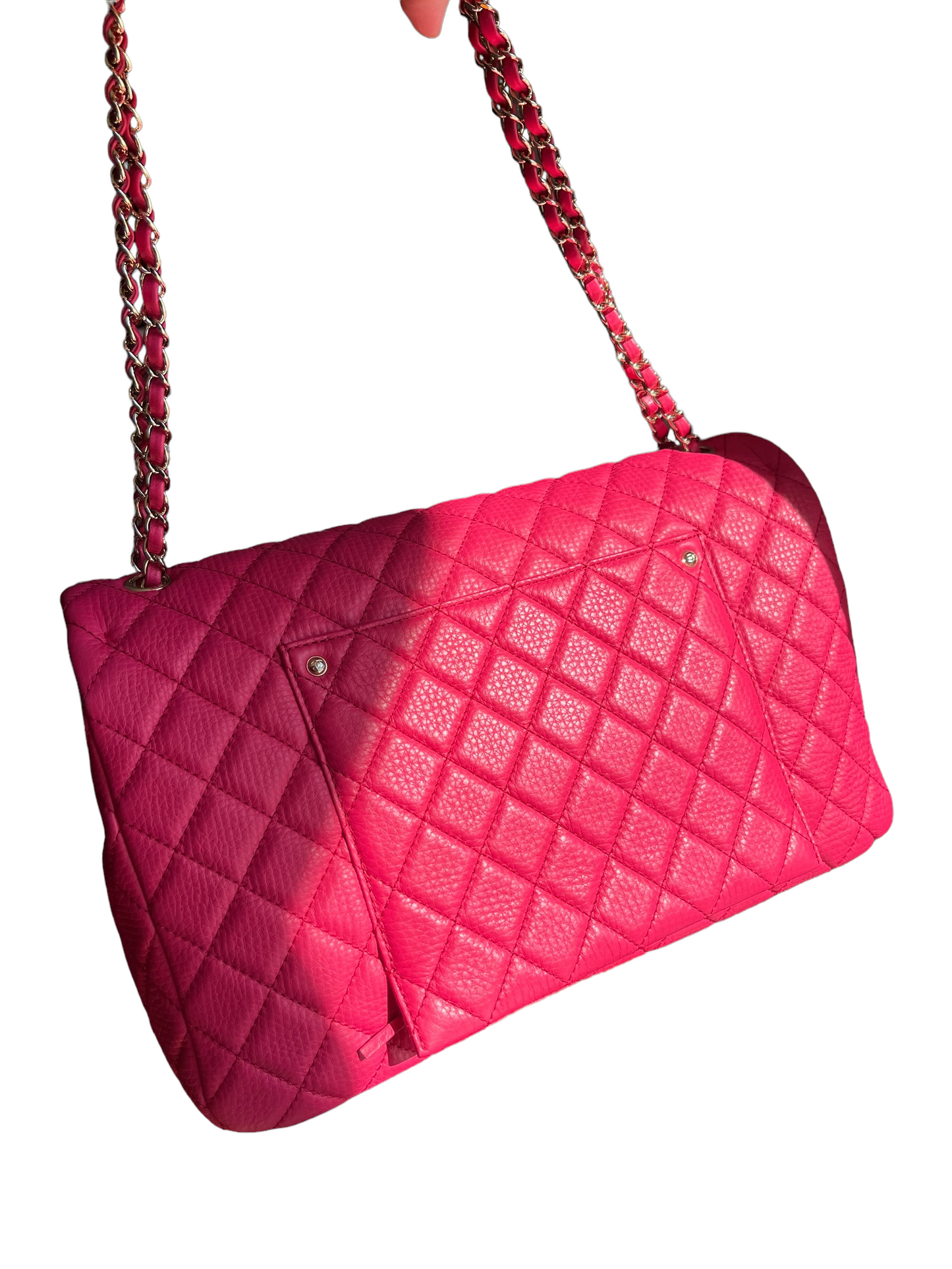 Chanel Pink Calfskin Limited Edition XXL Airlines Flap Bag