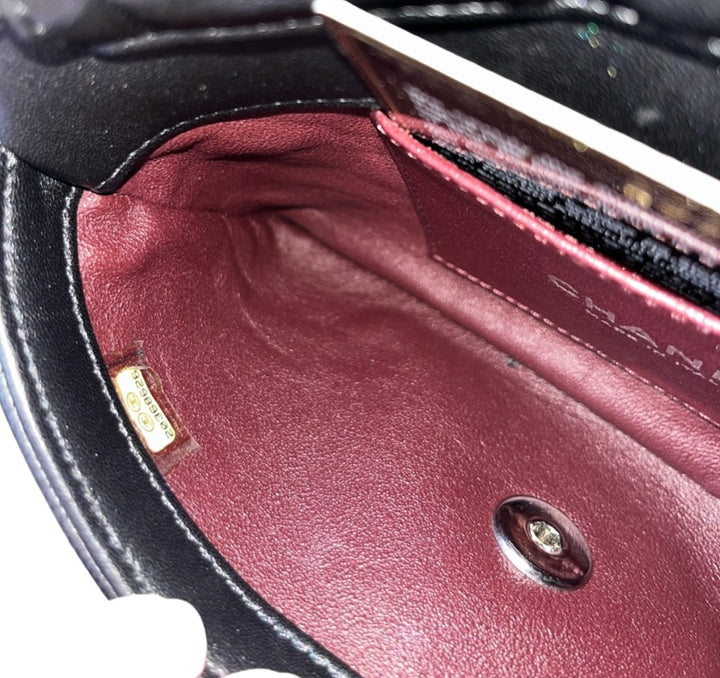 Chanel Paris Dubai Pearly Flap Wallet On Chain