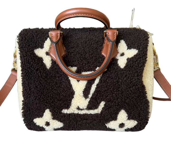 Louis Vuitton Discontinued Monogram Teddy Speedy Bandouliere 25