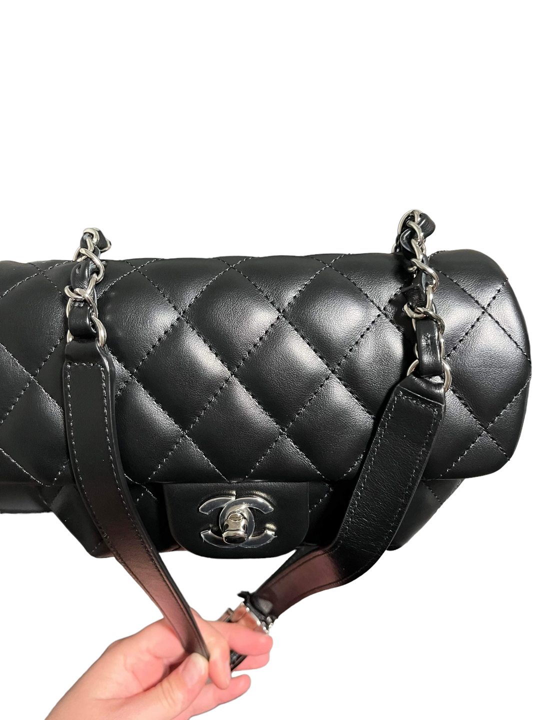 Chanel Calfskin Quilted CC Uniform Belt Bag