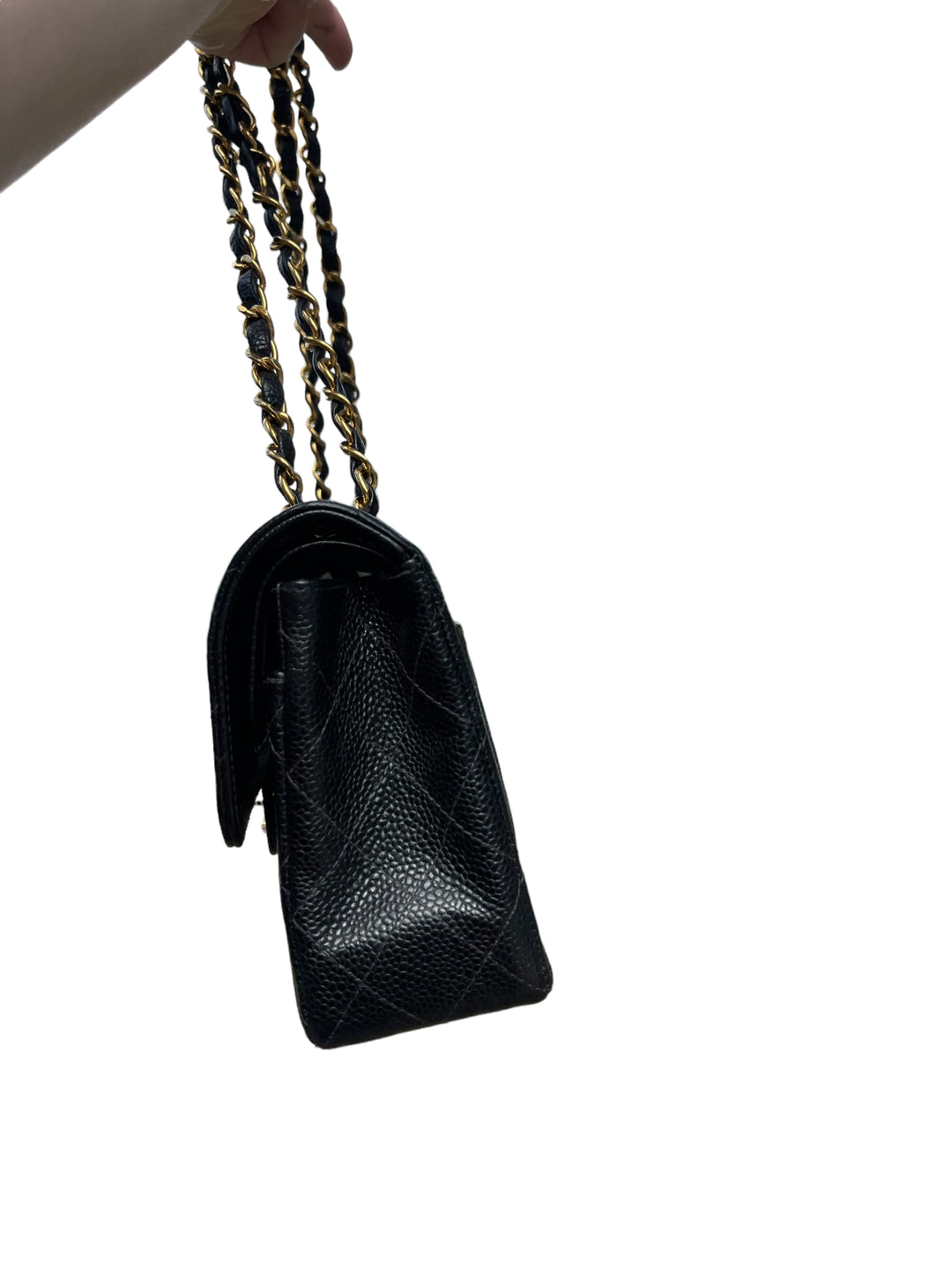 Chanel Black Small Vintage Caviar Classic Flap Bag