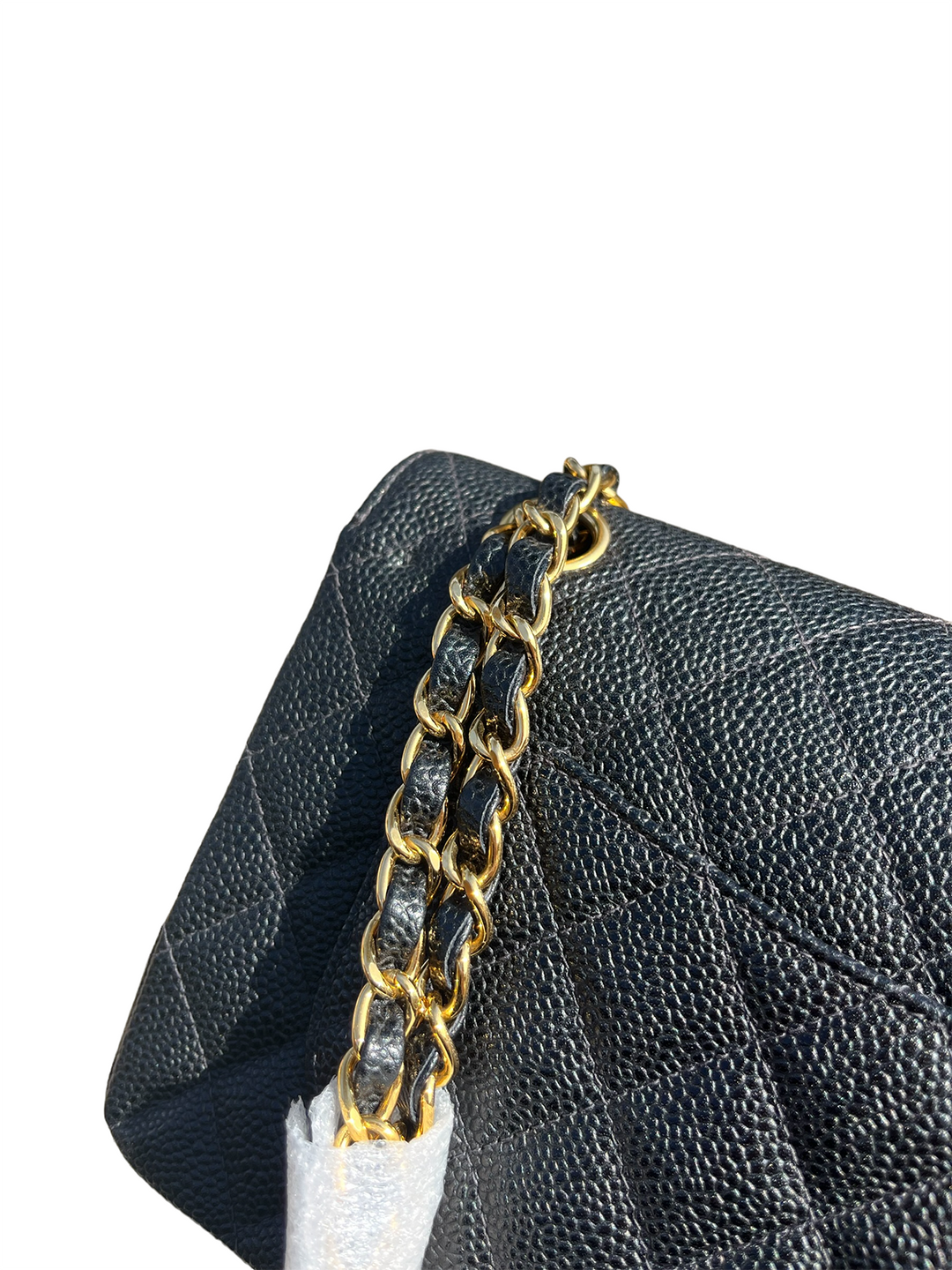 RARE VINTAGE Chanel Small Caviar Double Flap Bag