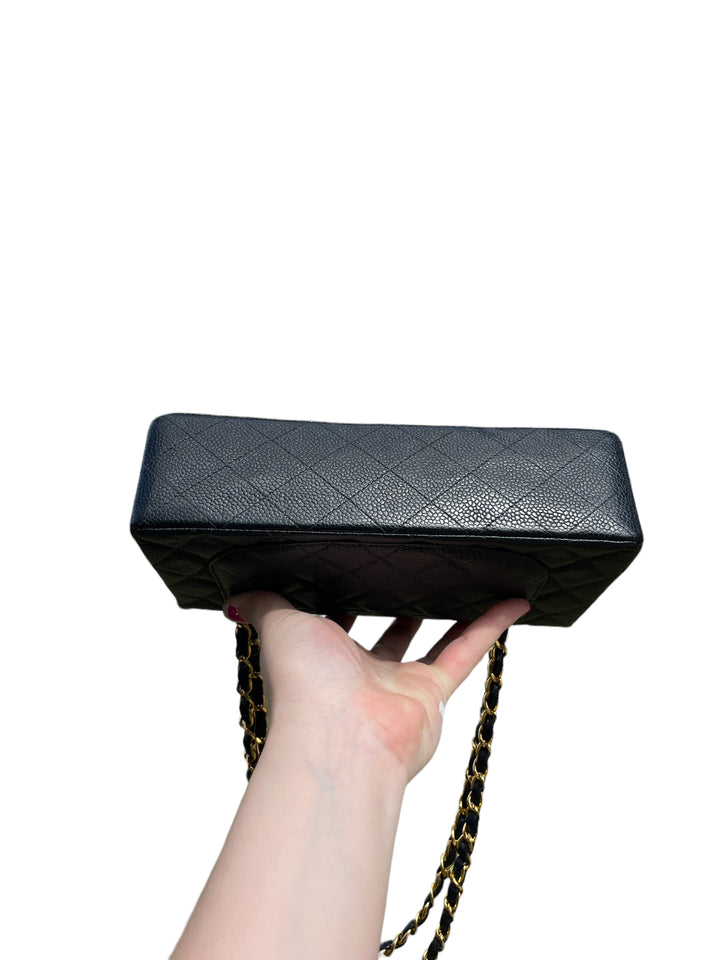 Chanel Black Small Vintage Caviar Classic Flap Bag