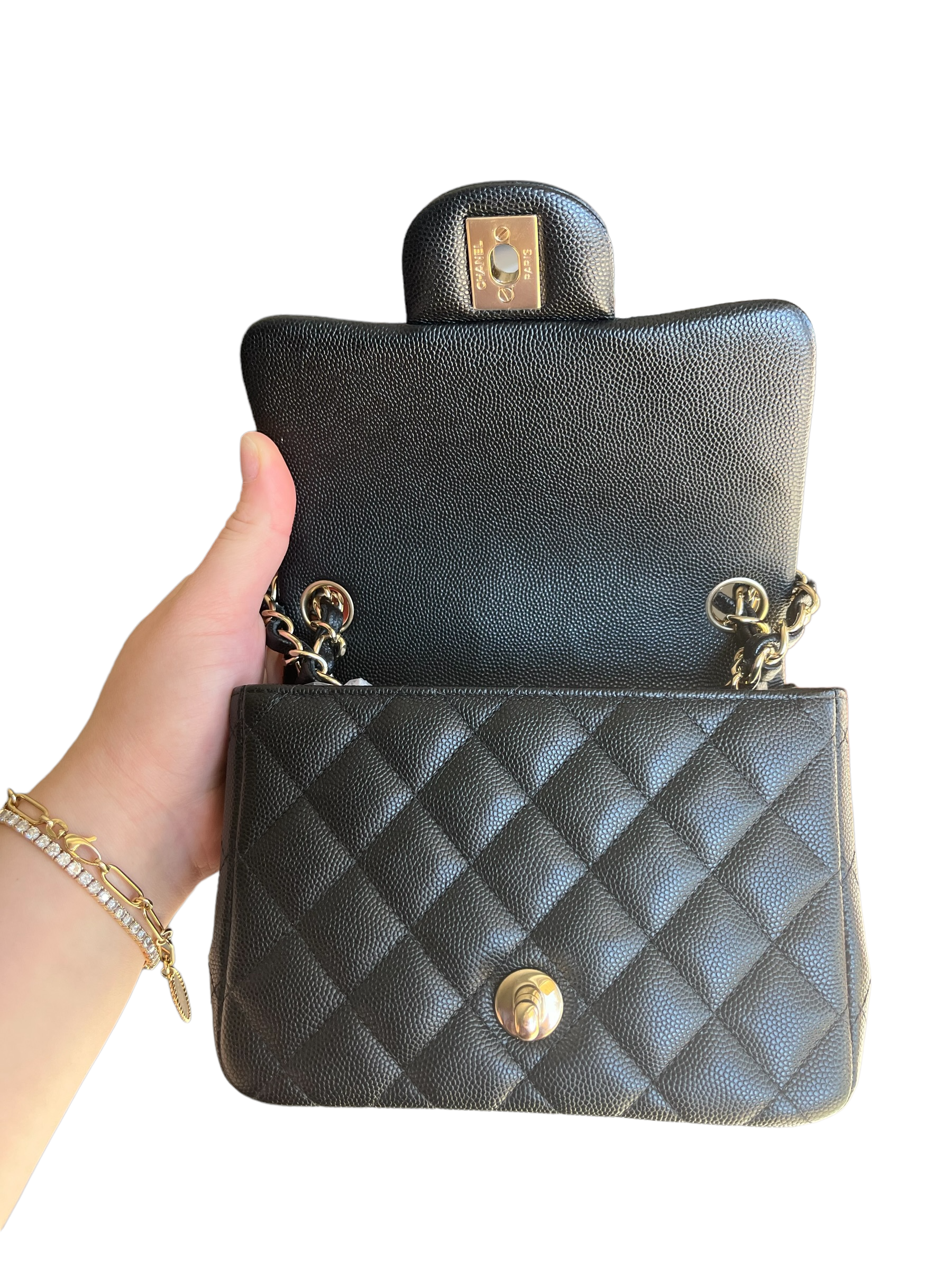 Chanel mini square best sale 7