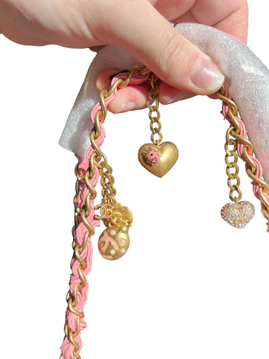 Chanel Pink Python Valentines Limited Edition Medium Flap Bag