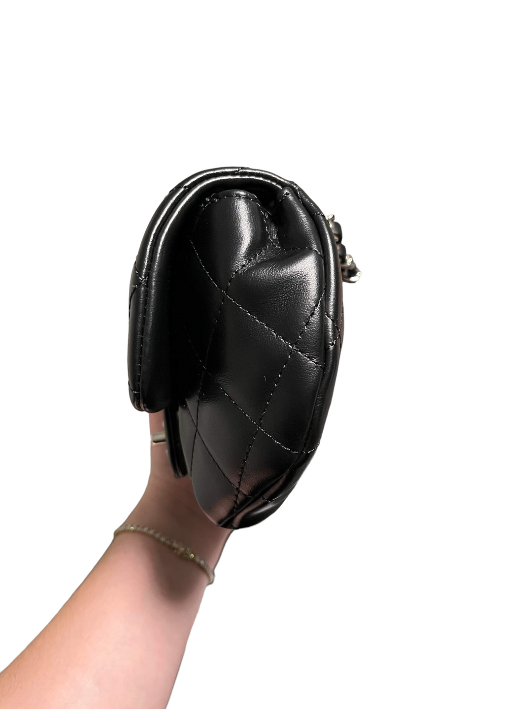 Chanel Calfskin Quilted CC Uniform Belt Bag