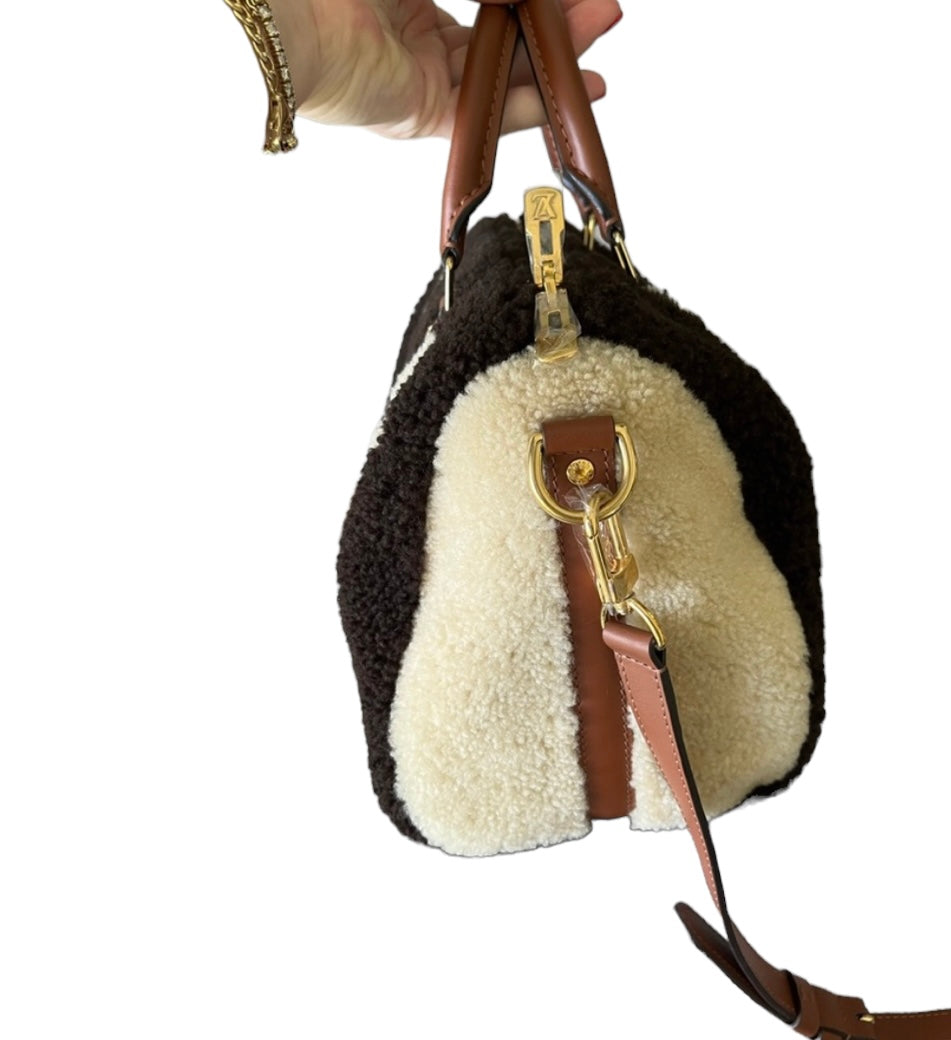 Louis Vuitton Discontinued Monogram Teddy Speedy Bandouliere 25