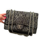 Chanel Tweed Jumbo Swarovski Crystal Flap Bag