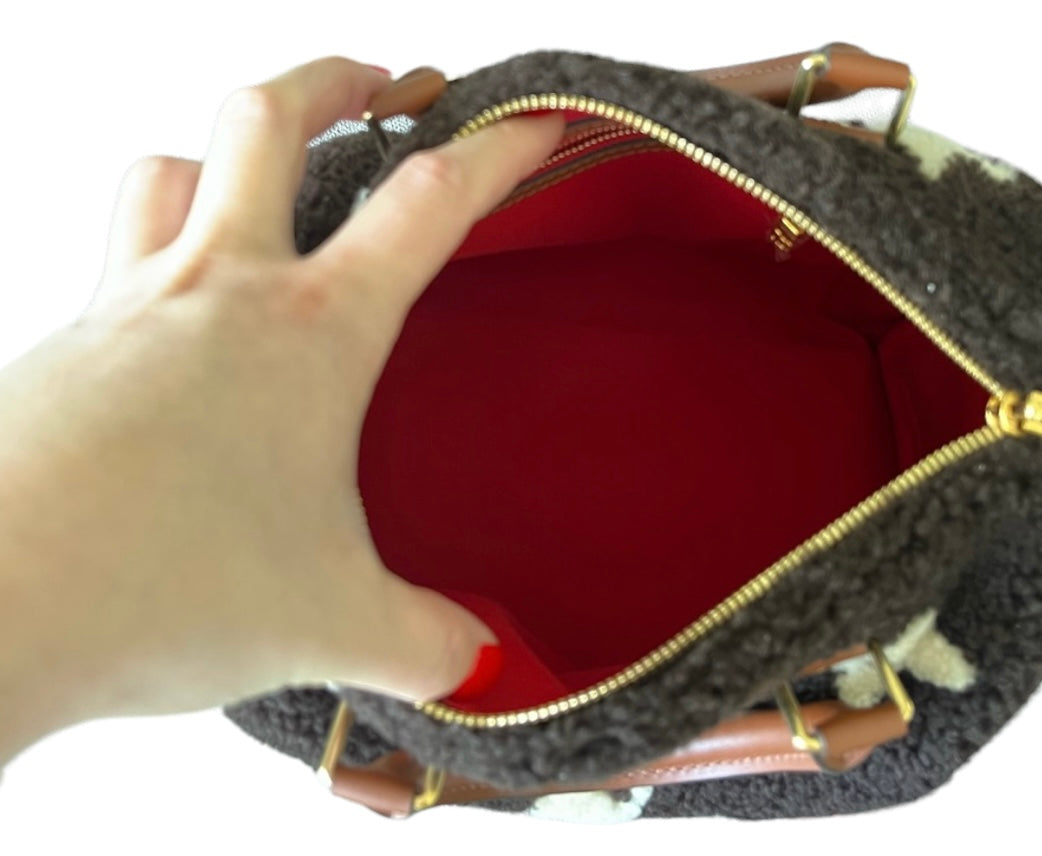 Louis Vuitton Discontinued Monogram Teddy Speedy Bandouliere 25