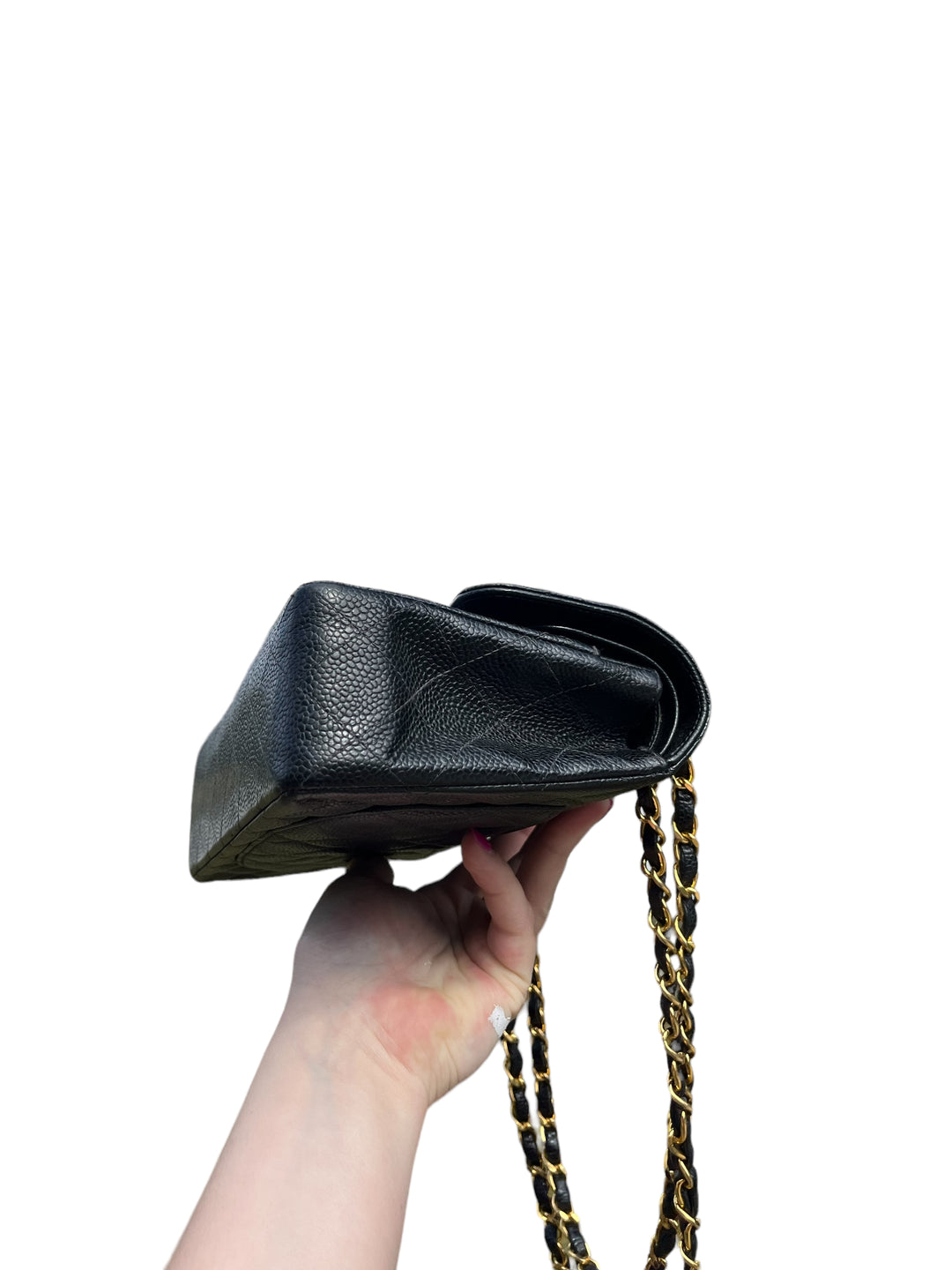 Chanel Black Small Vintage Caviar Classic Flap Bag