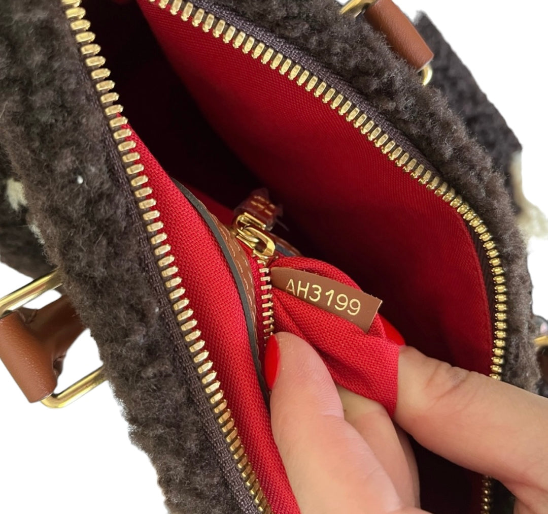 Louis Vuitton Discontinued Monogram Teddy Speedy Bandouliere 25