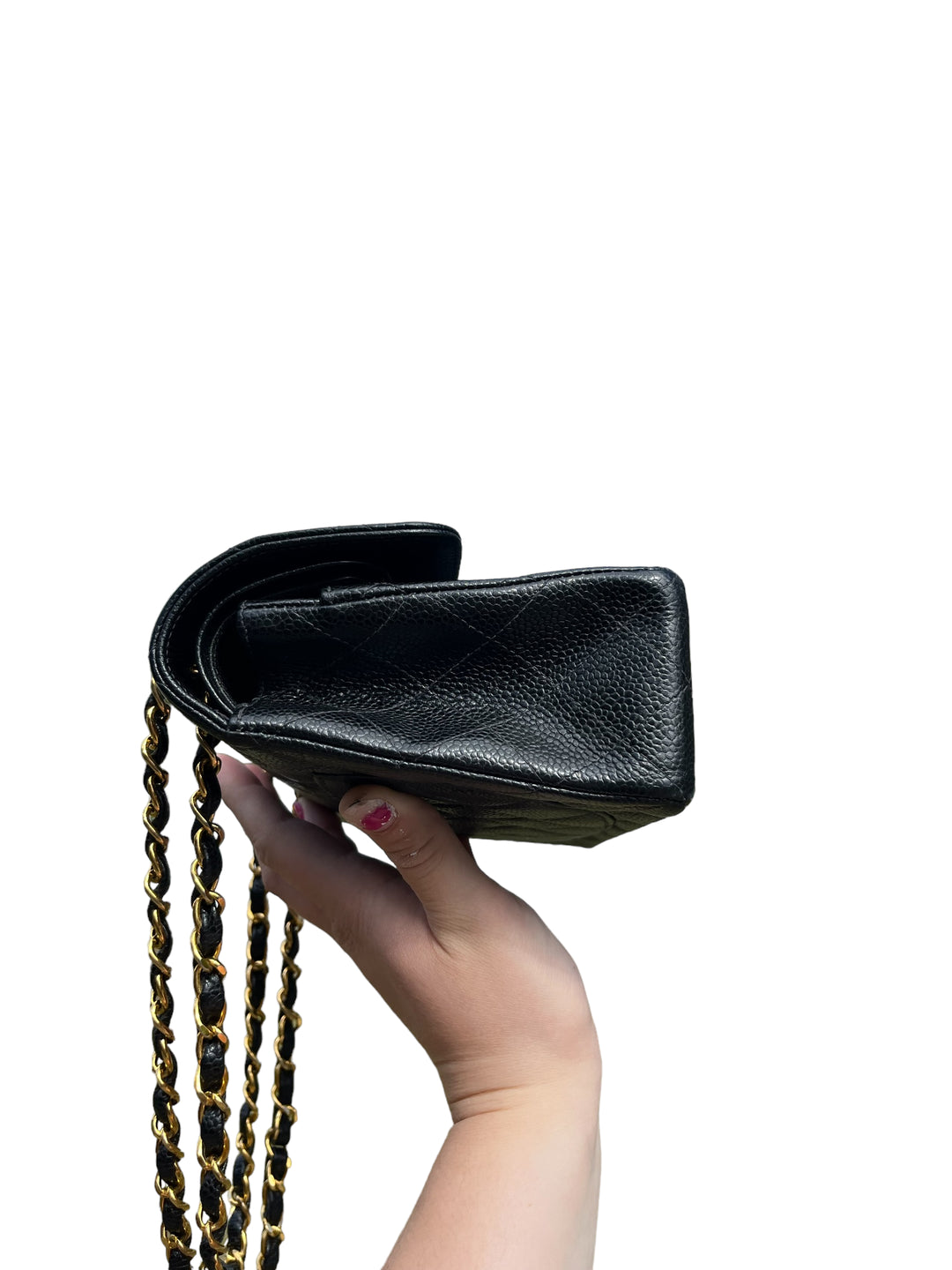 Chanel Black Small Vintage Caviar Classic Flap Bag