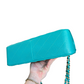 Chanel Turquoise (17C) Jumbo Caviar Double Flap Bag