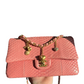 Chanel Pink Python Valentines Limited Edition Medium Flap Bag