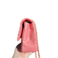 Chanel Pink Python Valentines Limited Edition Medium Flap Bag