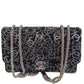 Chanel Tweed Jumbo Swarovski Crystal Flap Bag