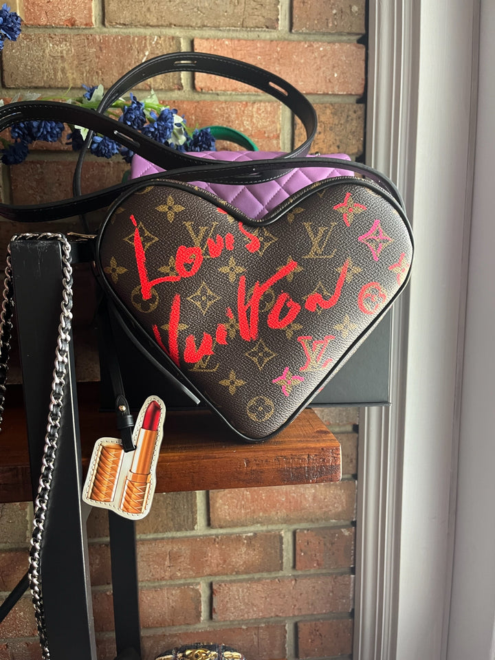 Louis Vuitton 2021 Limited Edition Heart Bag