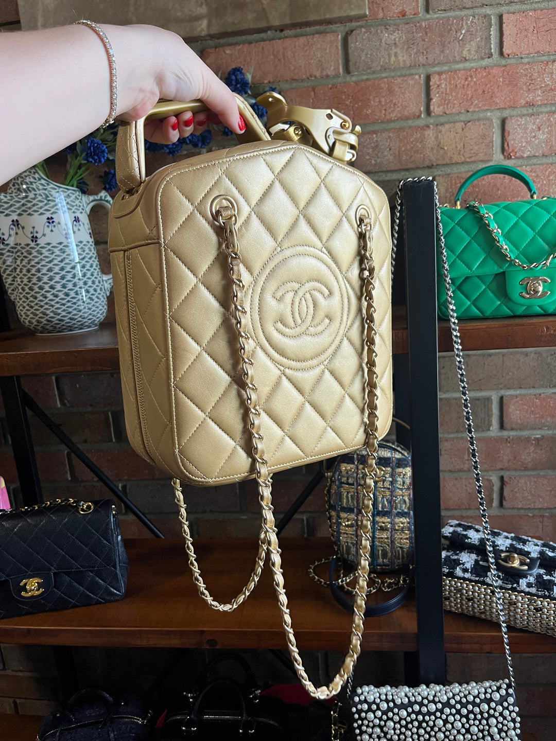 Chanel 2015 Paris Dubai Night Gas Tank Jerry Can Statement Bag Collector's Item