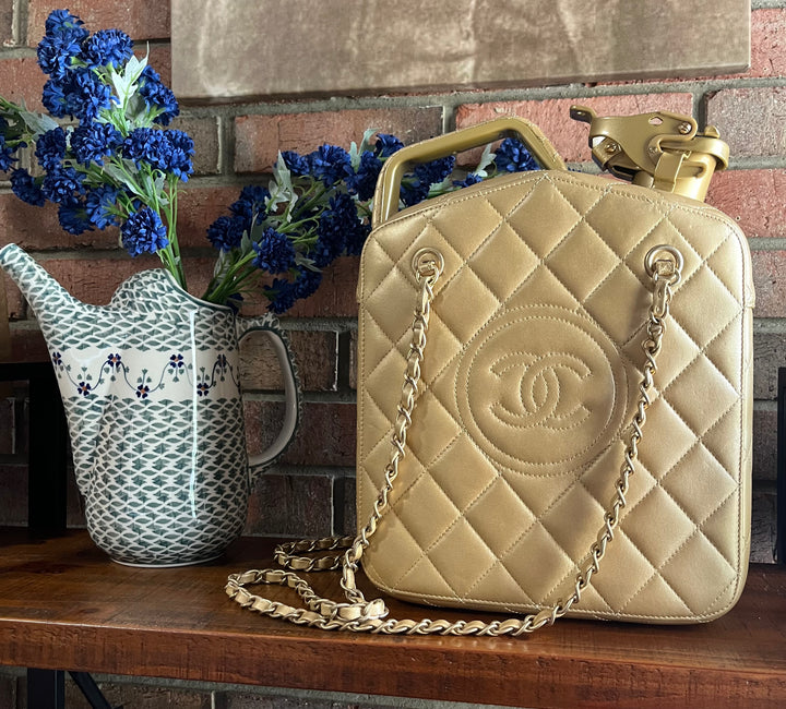 Chanel 2015 Paris Dubai Night Gas Tank Jerry Can Statement Bag Collector's Item