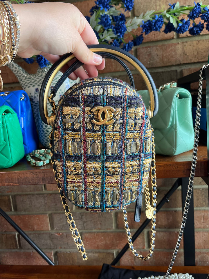 Chanel 19A Egyptian Tweed Runway Collection Crossbody