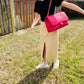 Chanel Pink Calfskin Limited Edition XXL Airlines Flap Bag