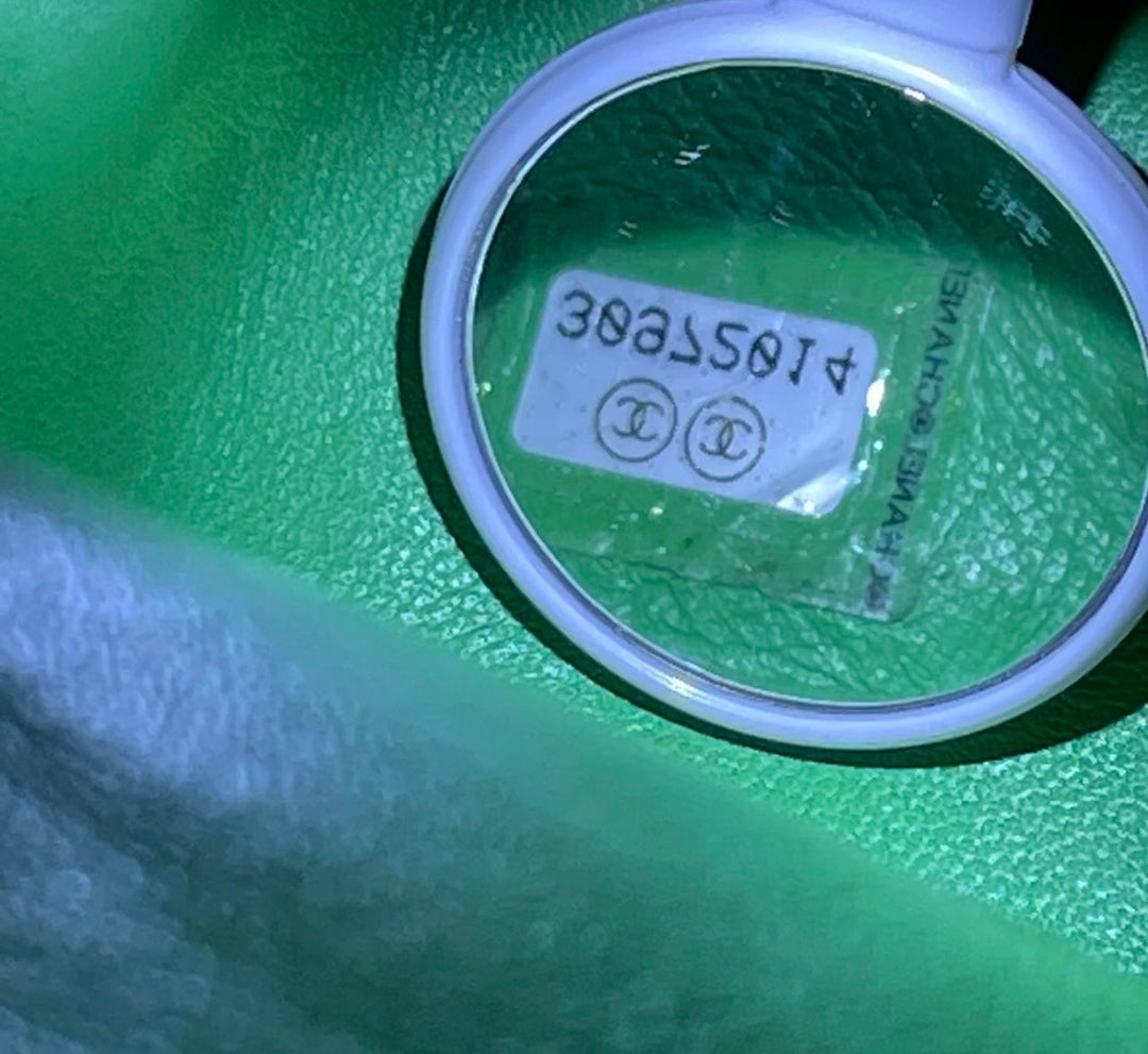Chanel Light Green Medium Caviar Double Flap Bag