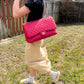 Chanel Pink Calfskin Limited Edition XXL Airlines Flap Bag